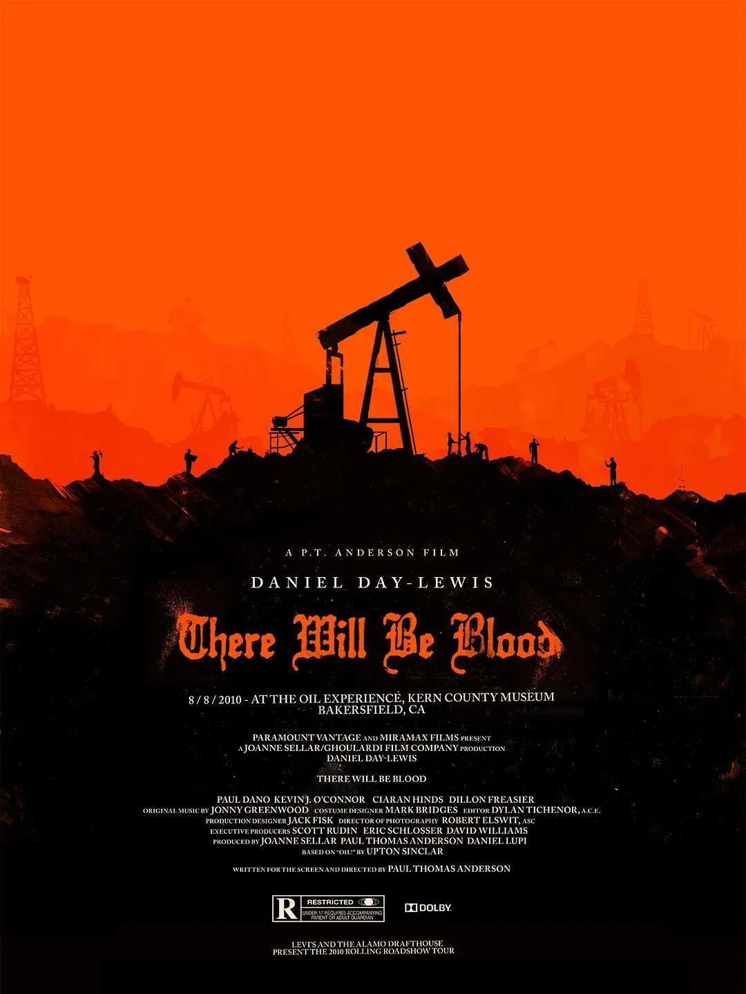 IndieWire给保罗·托马斯·安德森导演的电影做了个排名：1. 《血色将至》