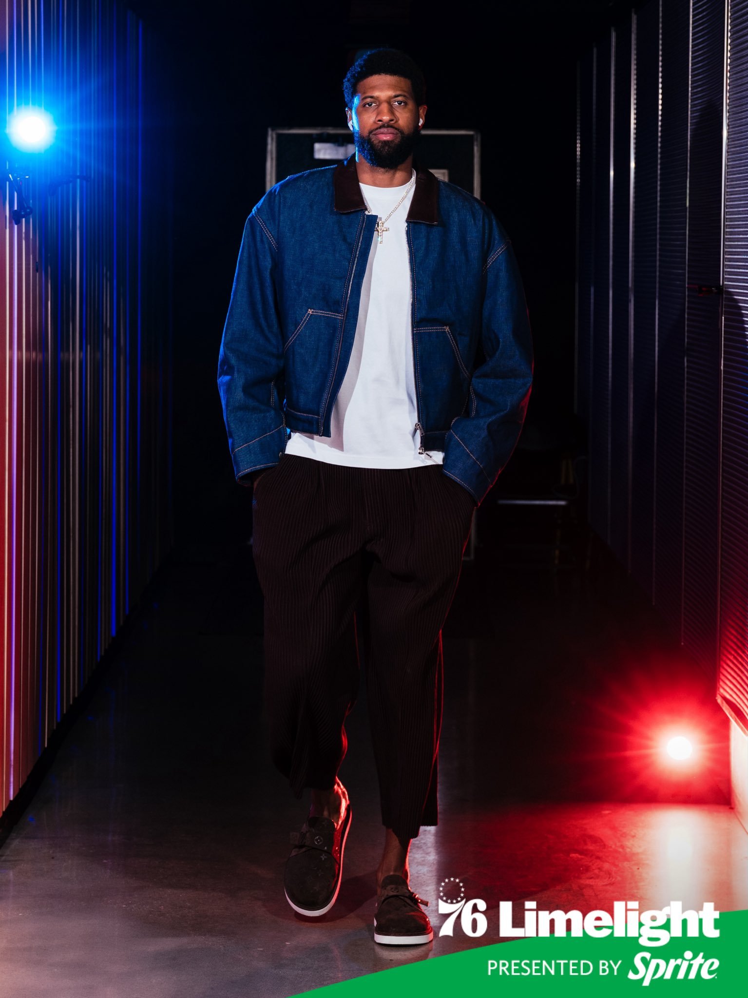 补发！分享今日份赛前抵达球馆时的帅泡～费城76人76人vs森林狼NBA点赞成金