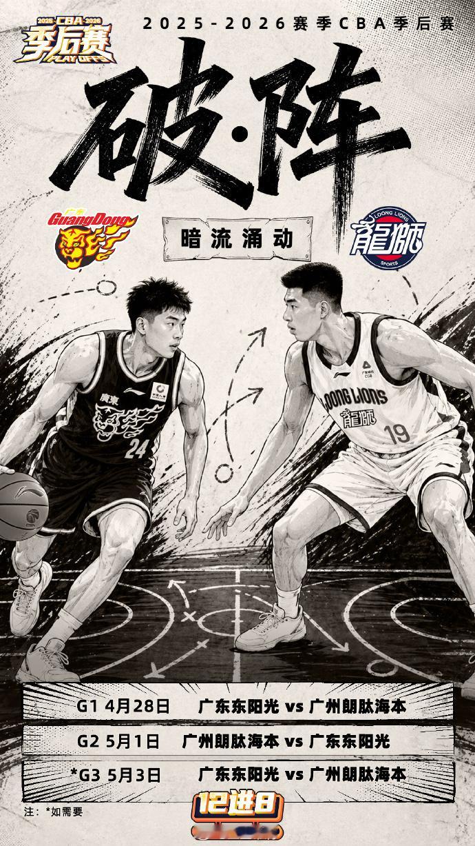 CBA季后赛 今晚看看首钢的潜在对手，谁先拿下第一场？