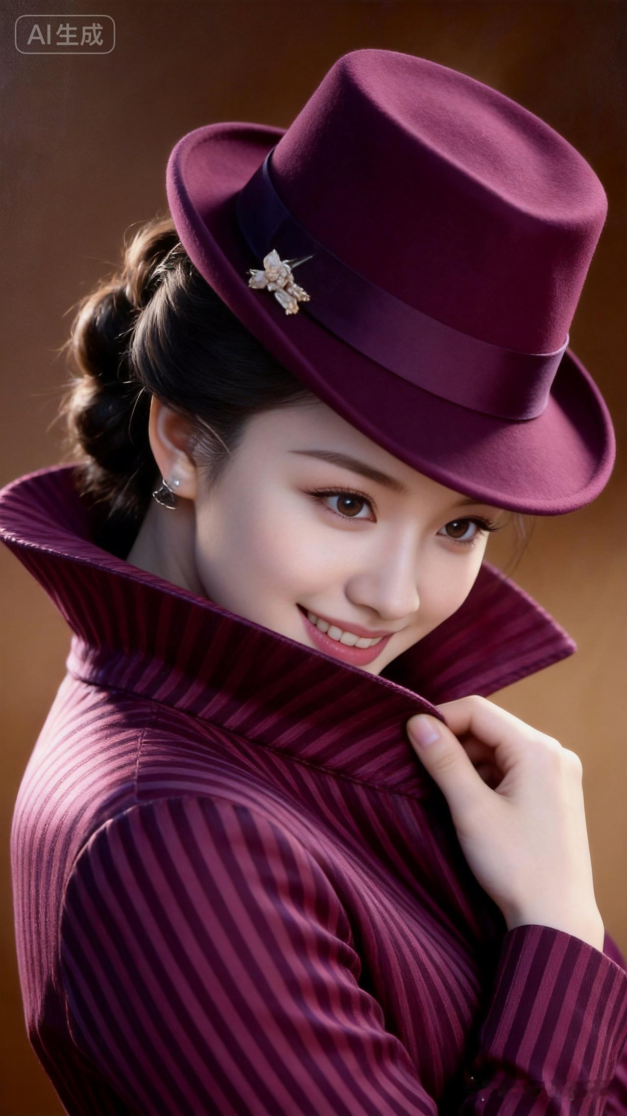 复古优雅，紫罗兰色调的时尚穿搭！