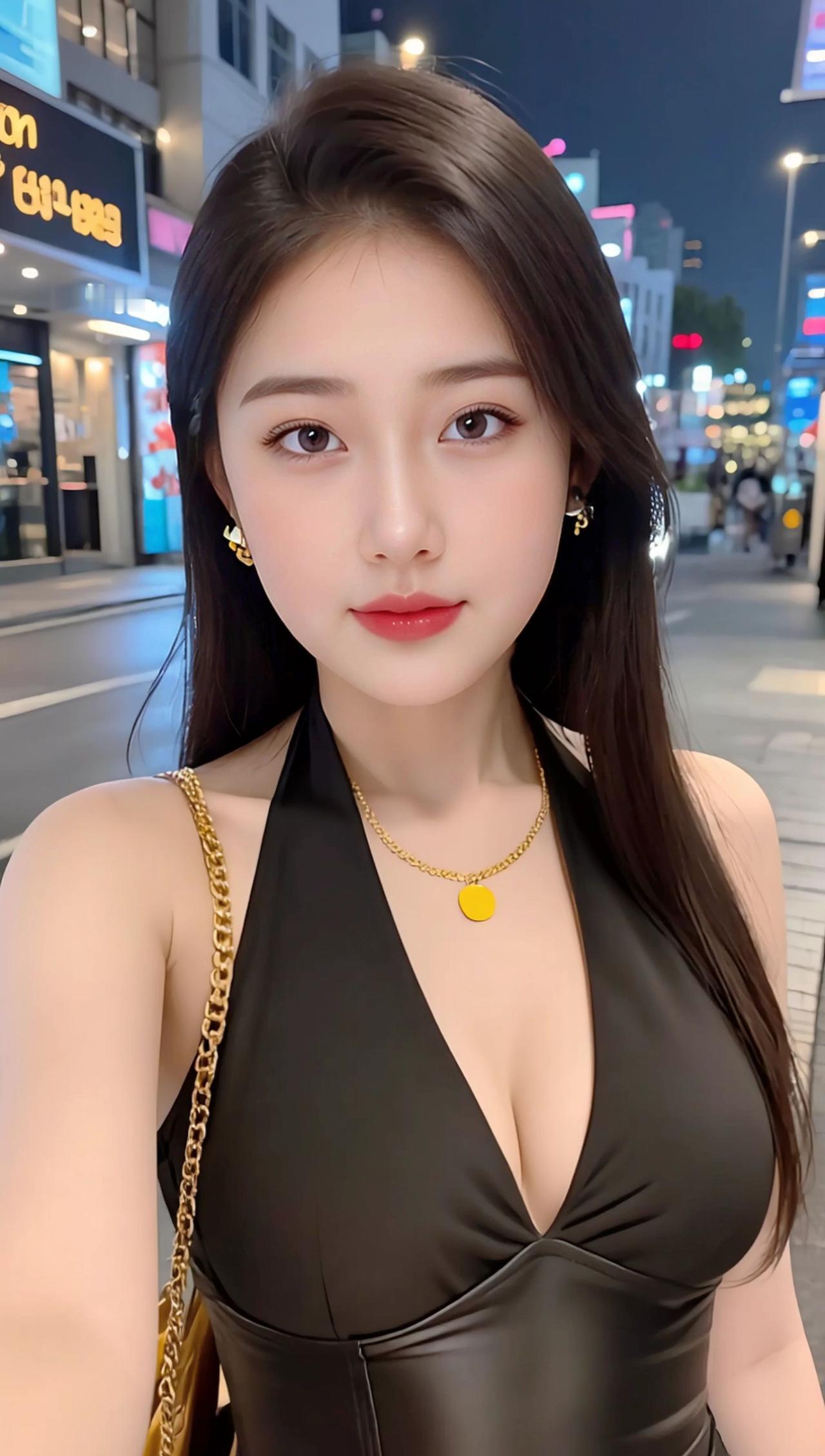 清纯甜美  抖音ai创作 耐看型