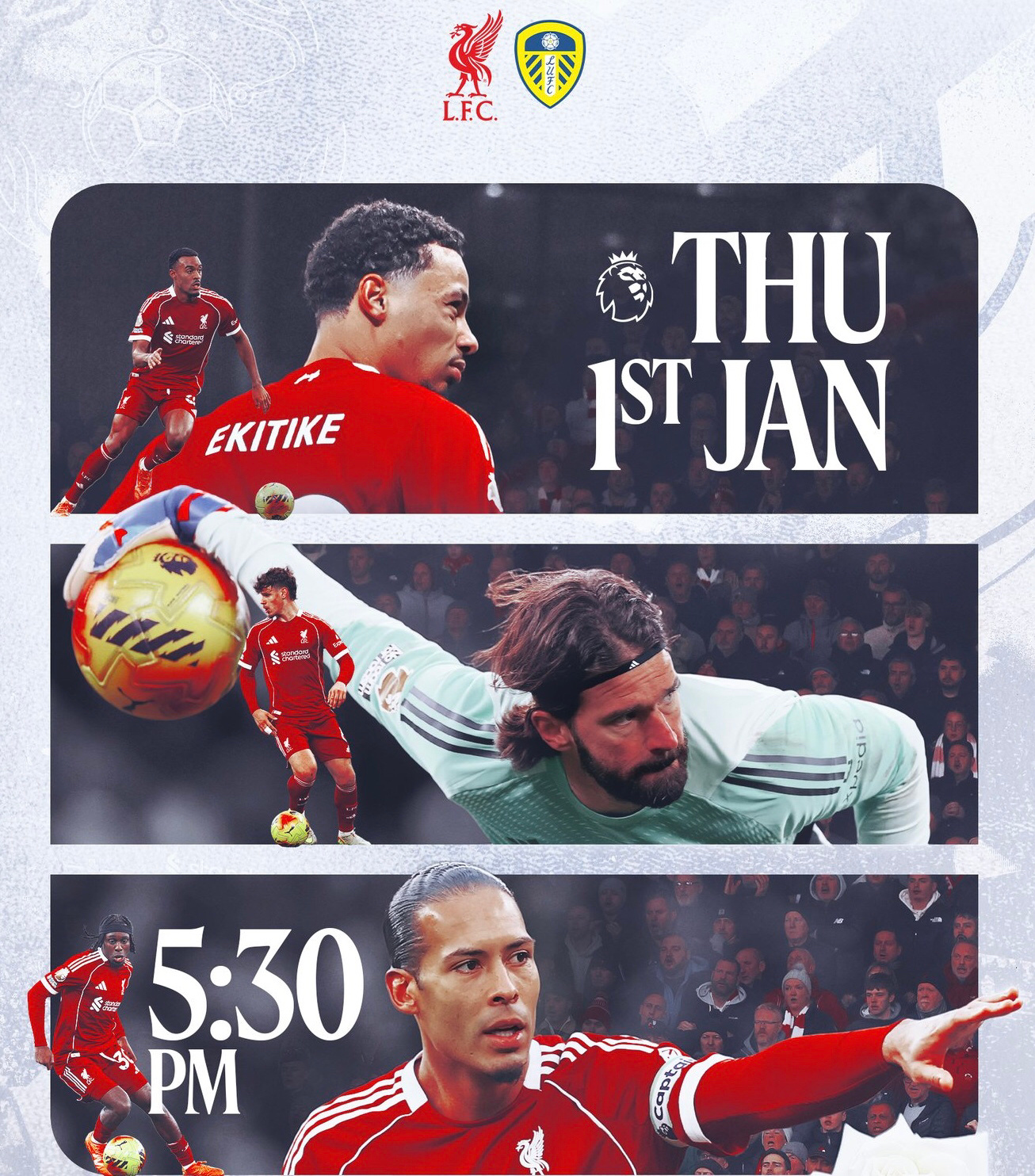 英超新年开场秀：利物浦 vs 利兹联赛前剖析利物浦主场迎战利兹联，看似是一场实力