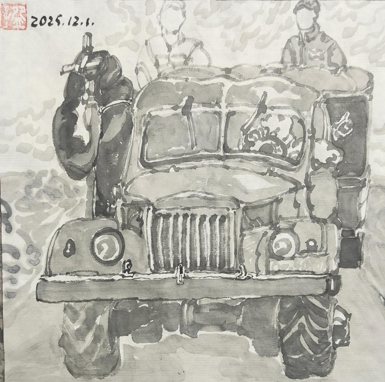 碗子的纸片水墨《老时光》之二