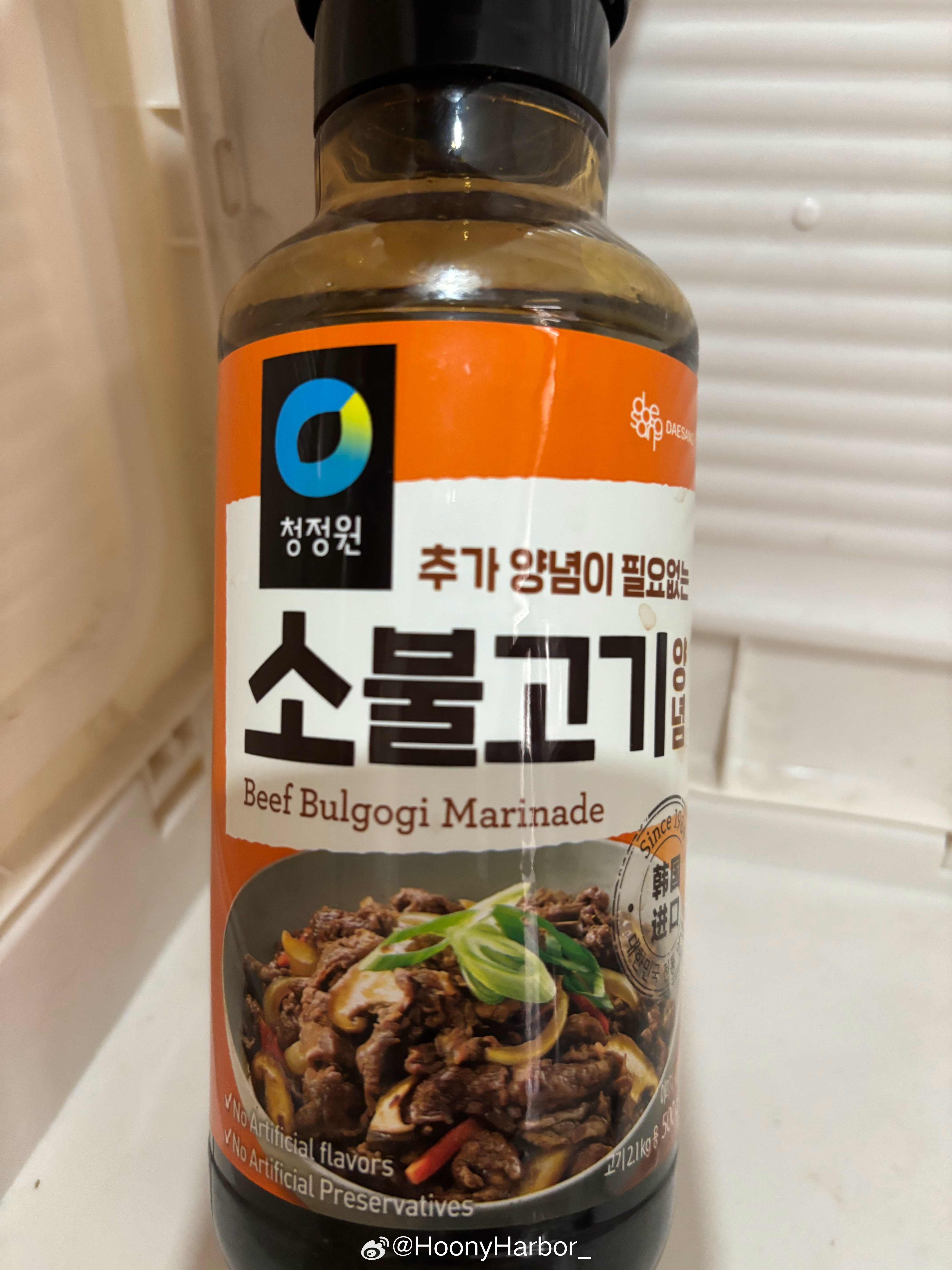 清净园的这个烤牛肉酱也好美味（腌制）偏甜口，不用加太多酱料来腌制，然后直接炒几分