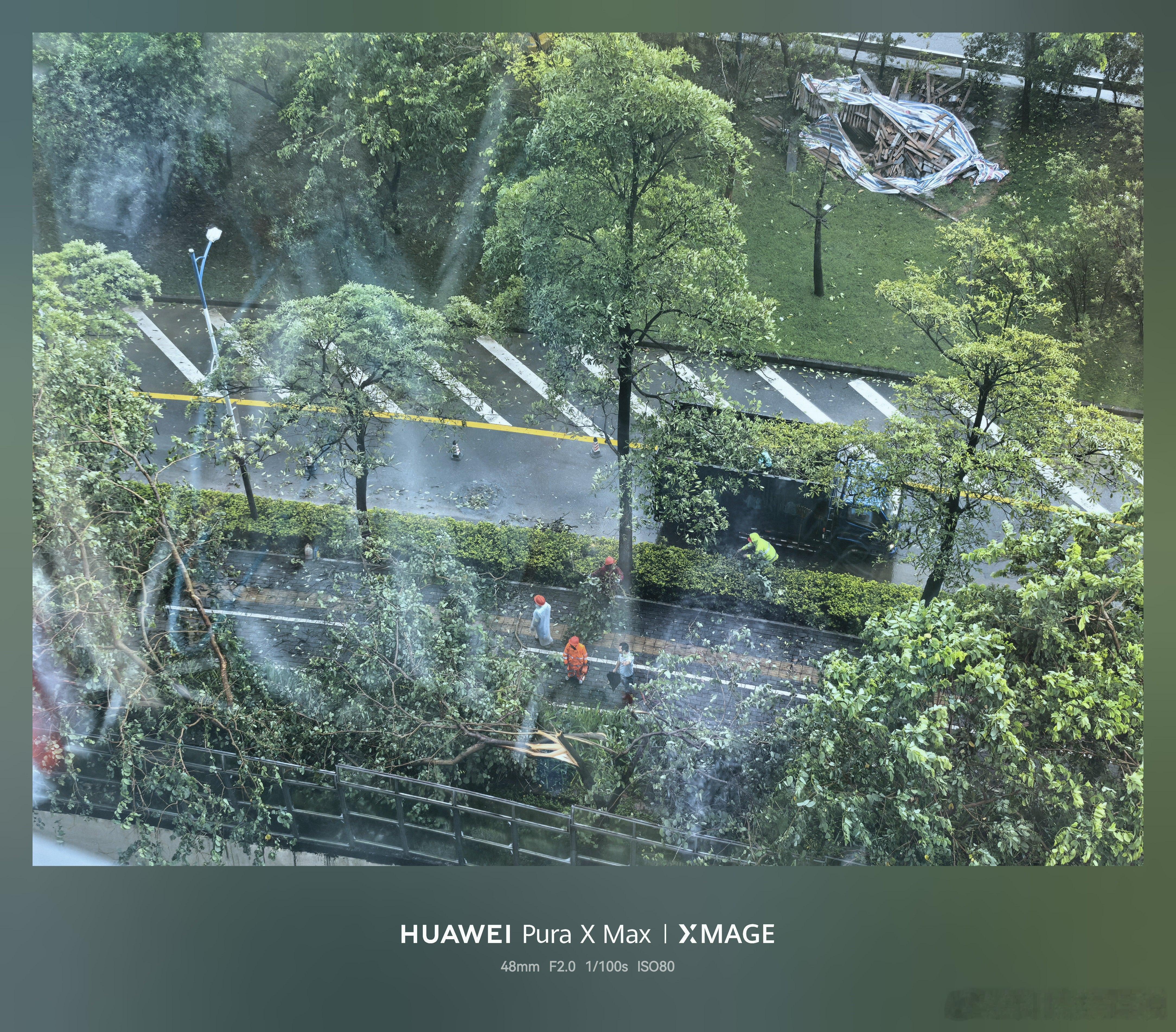 深圳台风目前应该是停了没有风了，雨也停了但很多树都断了昨晚风很大雨很大这次红霞还