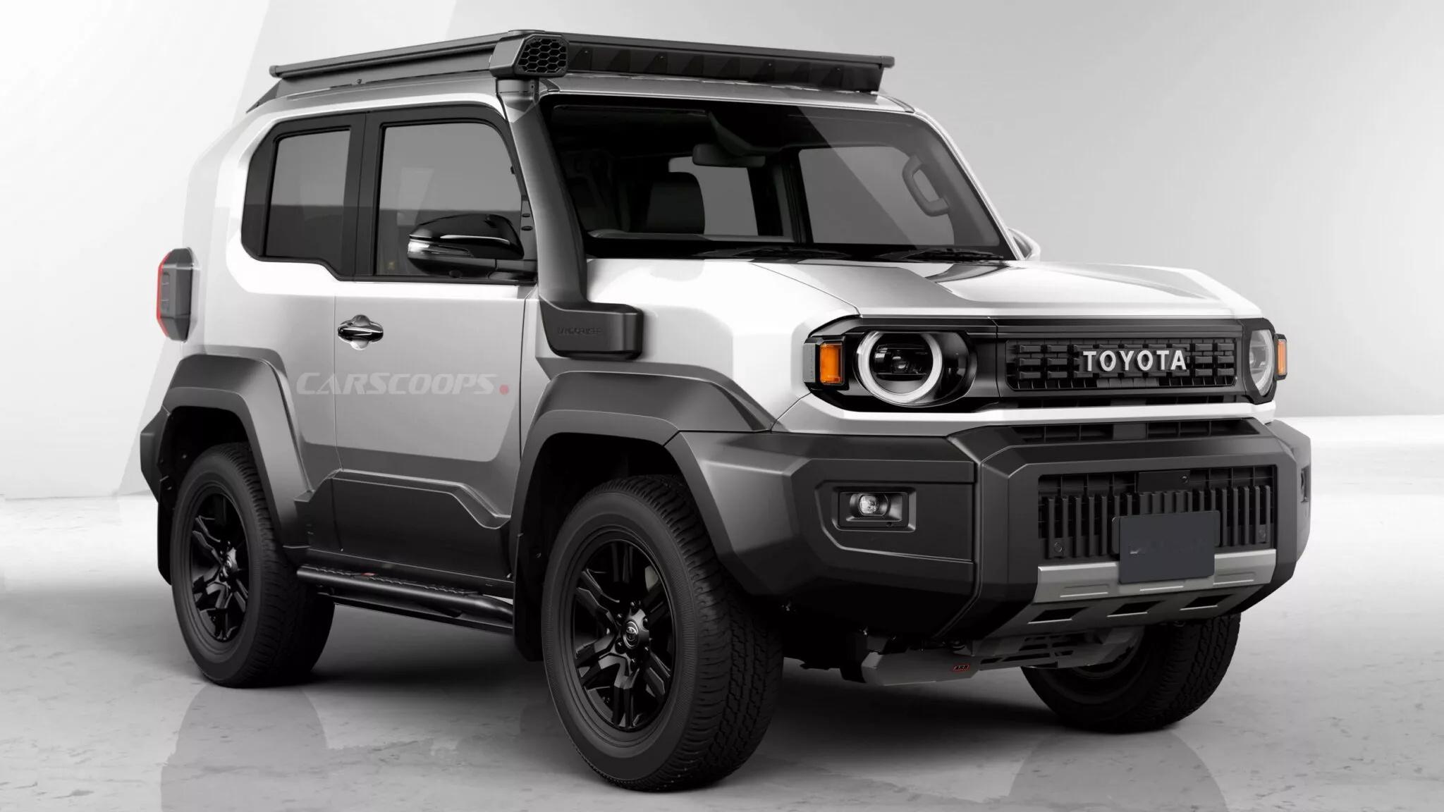 丰田Land Cruiser FJ双门版猜想，现实不会有，但好像确实好看了点？[