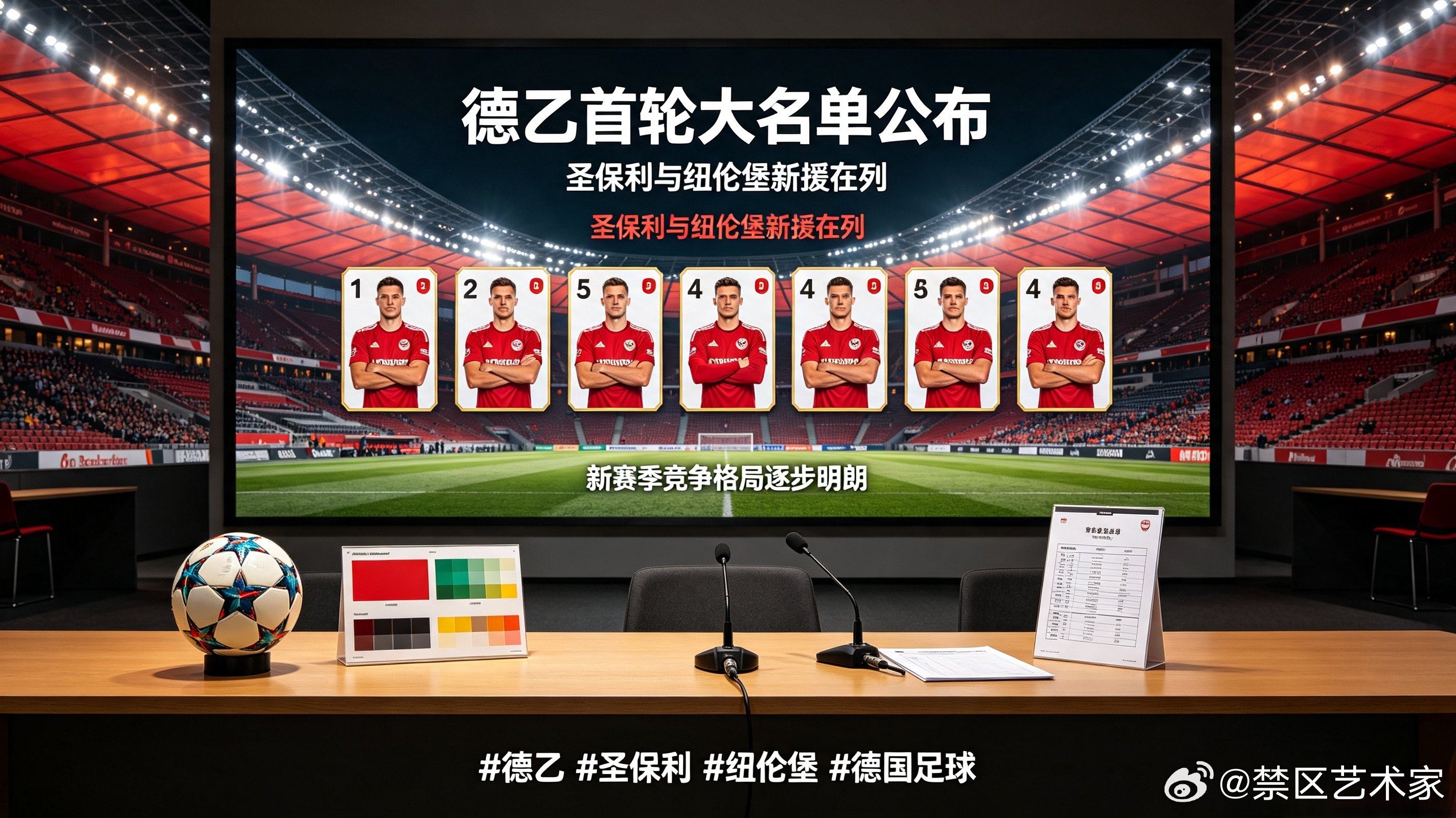 德乙新赛季即将开启，圣保利与纽伦堡相继公布首轮参赛名单，多名新援入选，联赛竞争形