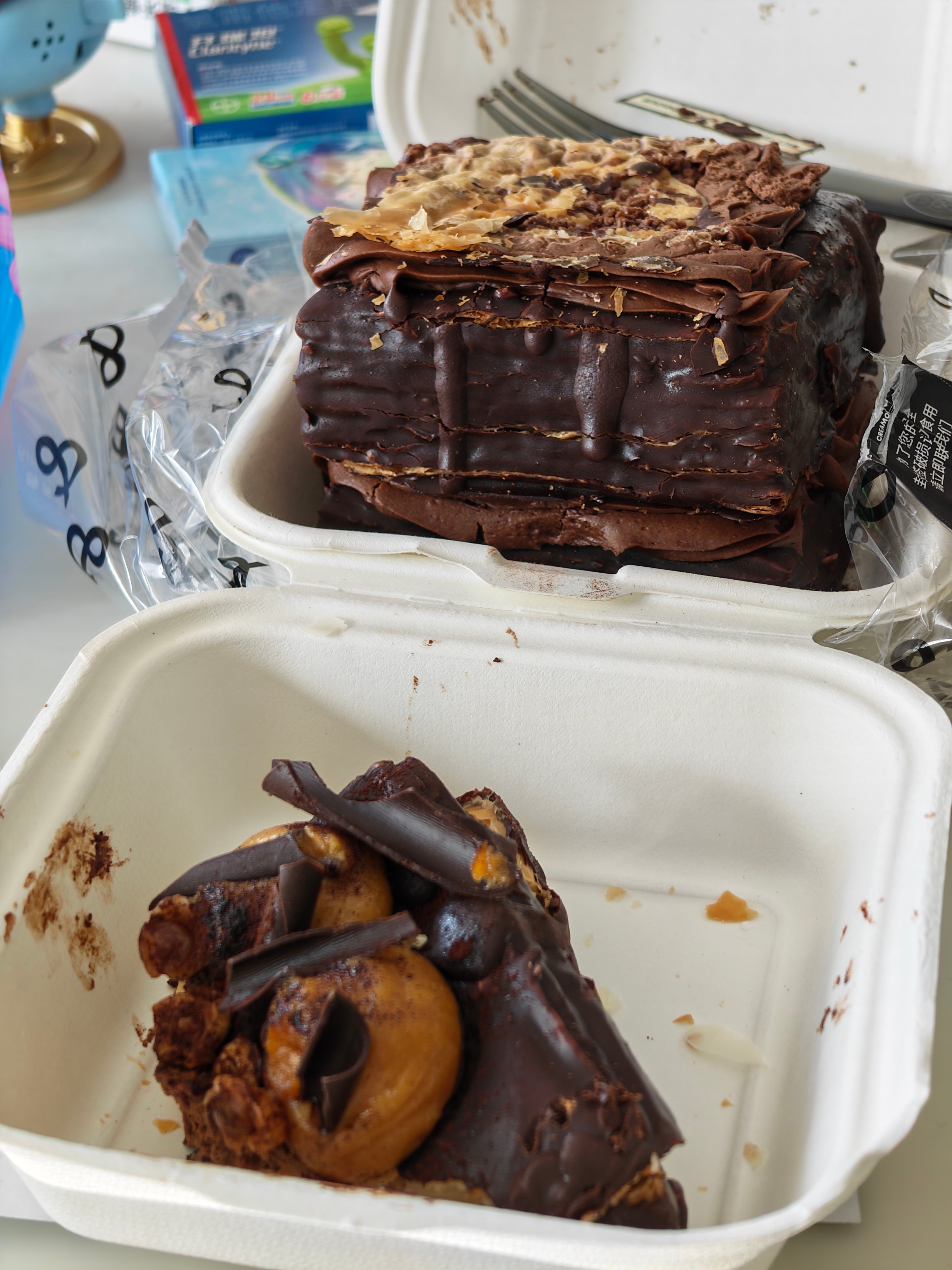 嗯……甜齁了，吃完就该准备回家了，今年创造春节最迟回家记录了 