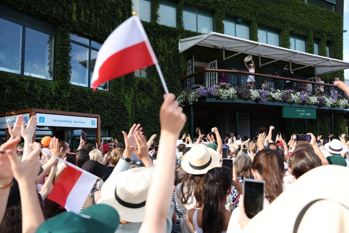 jazda！🇵🇱🏆斯瓦泰克打破13个月冠军荒斯瓦泰克大满贯第六冠温网202