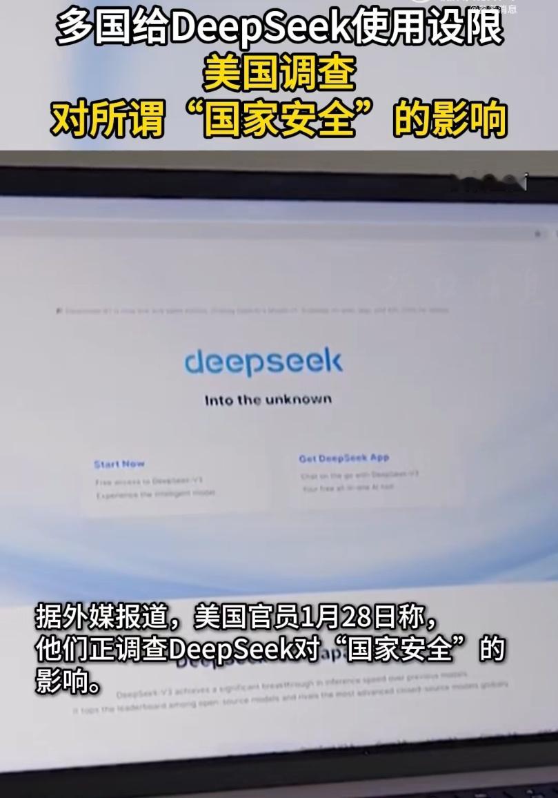 多国给DeepSeek使用设限  DeepSeek  春节DeepSeek冲上热