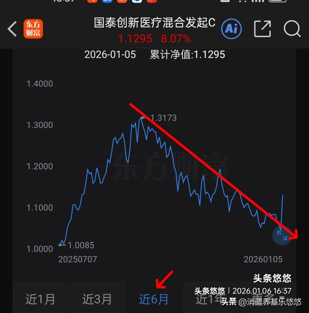 为什么介入观察国泰创新医疗基金？不只是它5号大涨8%，还因为它持仓股票是多组合。