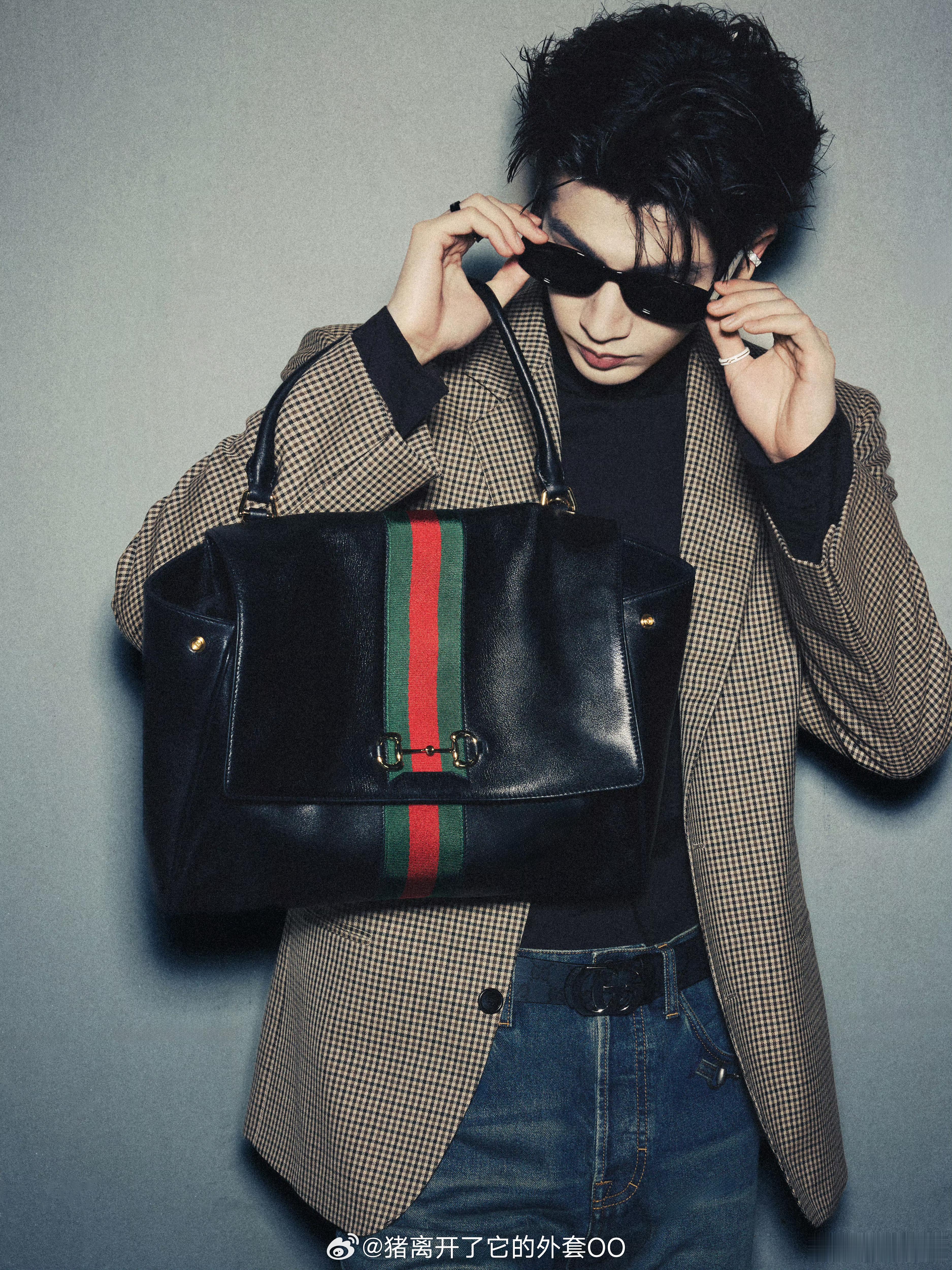 张凌赫、周翊然、田曦薇，GUCCI最新商务大片，都是帅哥美女啊！！