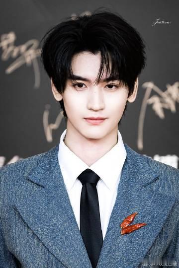 黄俊捷的胸针是辣椒 黄俊捷胸前的辣椒胸针真是给灰色系的衣服加了不少趣味，既不失帅