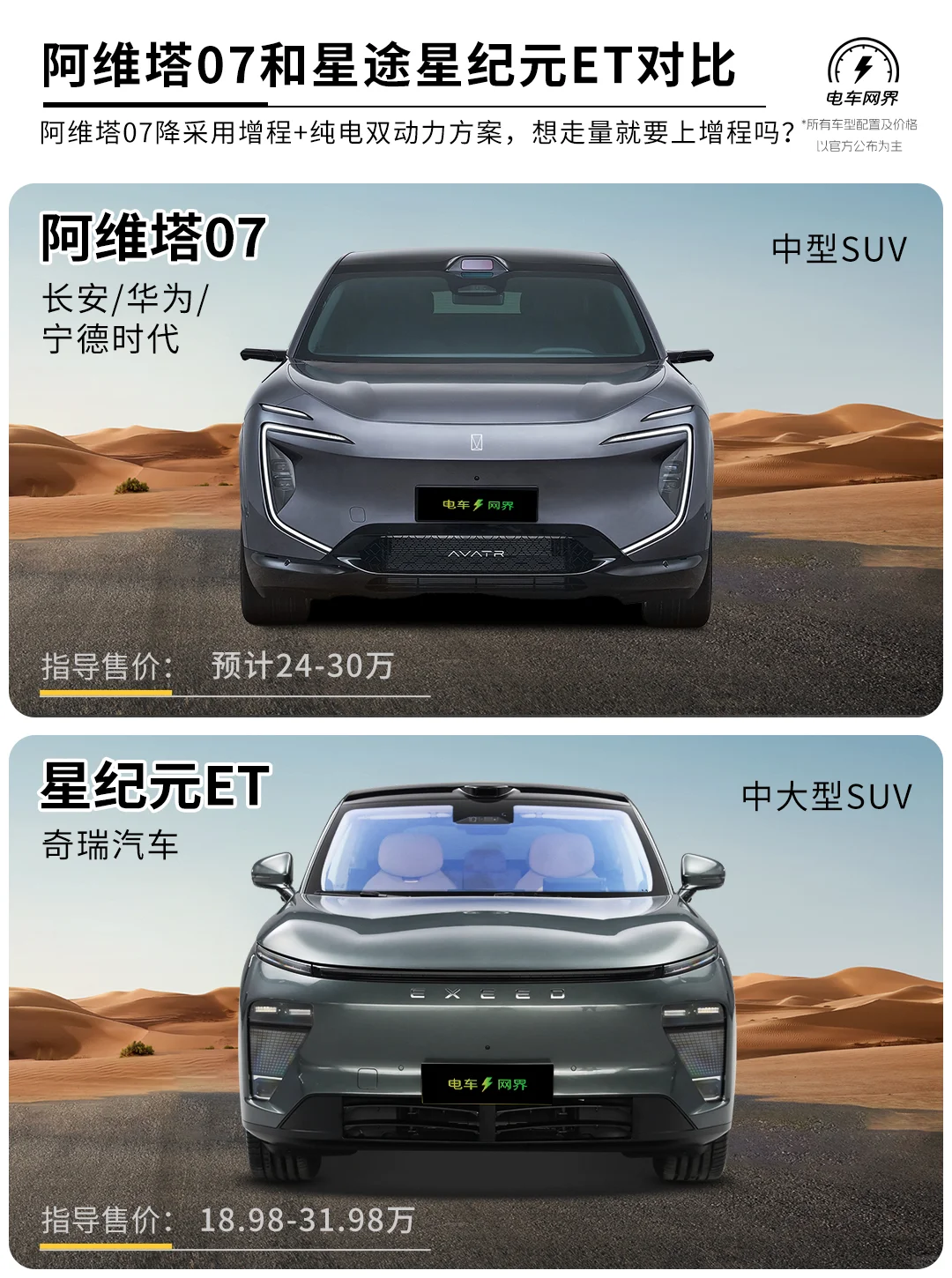 阿维塔07亮相将采用增程和纯电两种动力