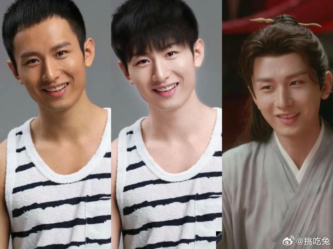 最近老看到成毅的旧照，好多人都说他以前是故意晒黑现在又美白[疑问]是真的吗？ ​