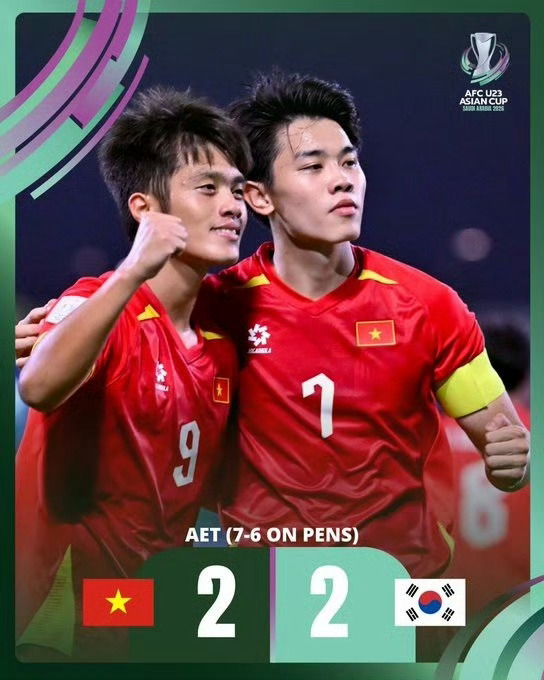 U23越南9比8韩国U23 越南U23真不是盖的，亚洲杯三四名争夺战中，两度领先