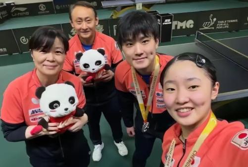 这下张本宇可真是彻底乐开花了！横滨冠军赛他儿子张本智和、女儿张本美和兄妹俩全都打