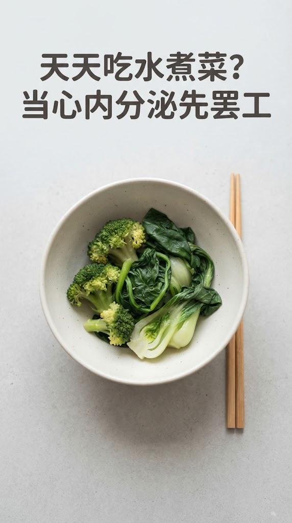 天天吃水煮菜？当心内分泌先罢工

为了追求极致的热量赤字，一日三餐只吃毫无油水的