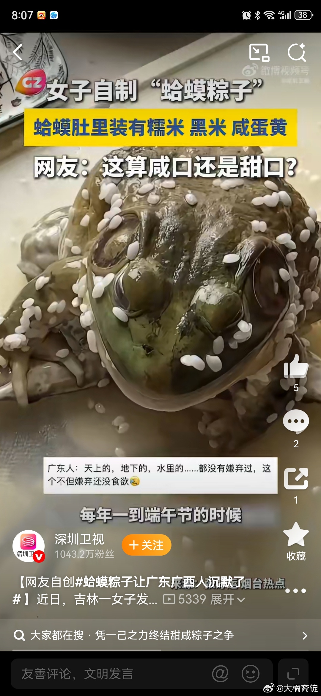 蛤蟆粽子让广东广西人沉默了新疆酸奶粽子 异端！通通沉河什么蛤蟆粽子，什么酸奶粽子
