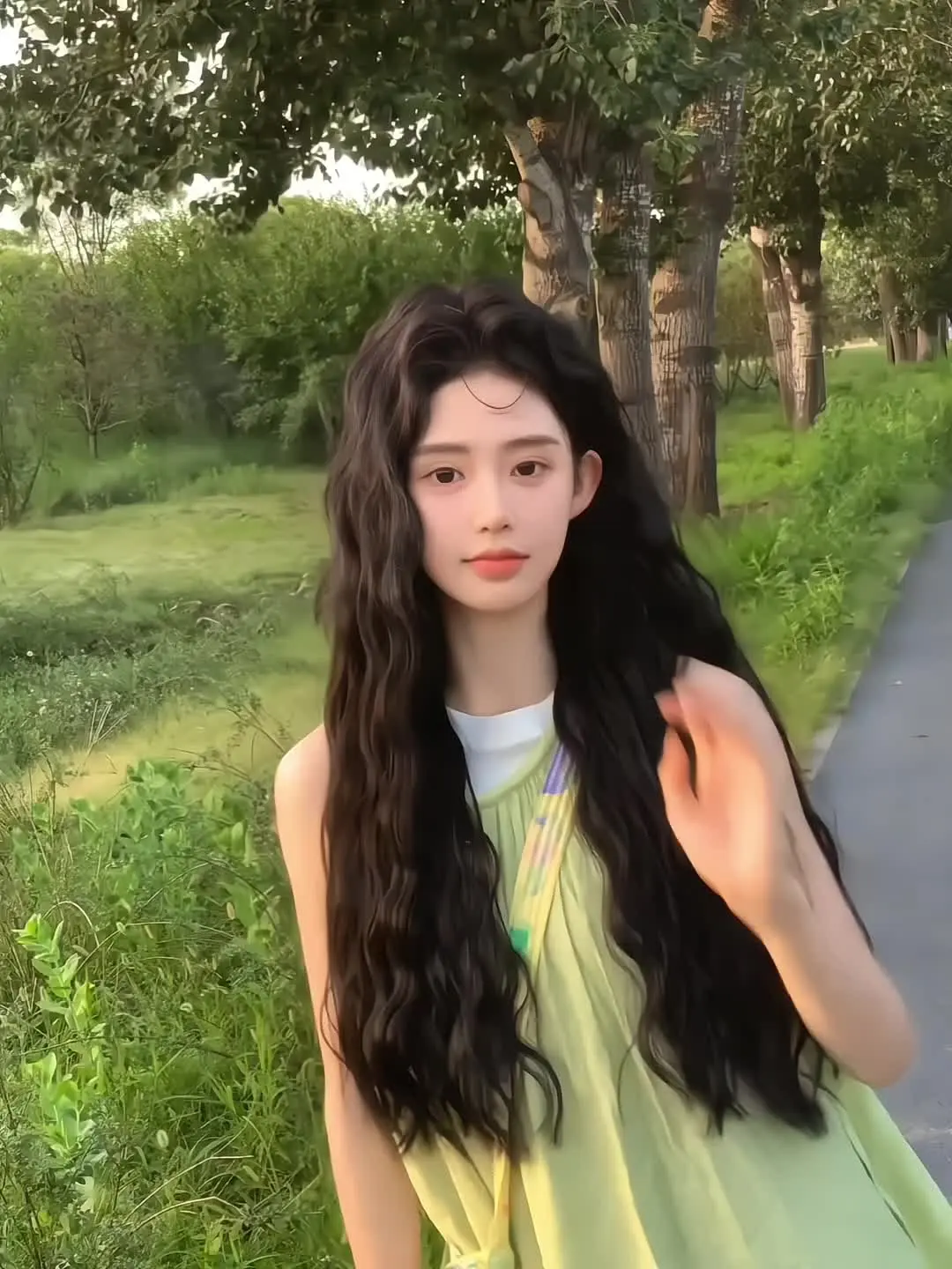 她的微笑 她的爱闹 我全都喜欢