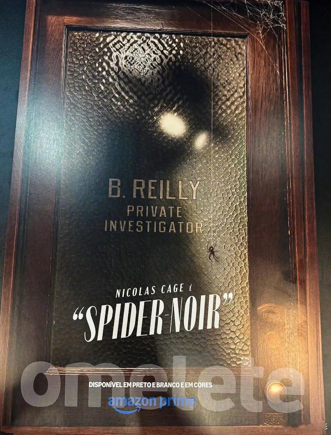 尼古拉斯·凯奇主演的亚马逊真人剧集《暗影蜘蛛侠》发布最新海报！！凯奇饰演的“猩红