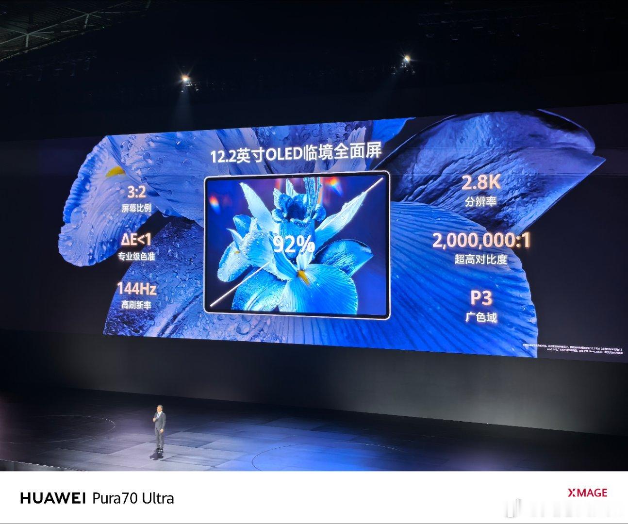 今天华为MatePad Pro12.2来了，正面采用了OLED屏幕，有2.8K的