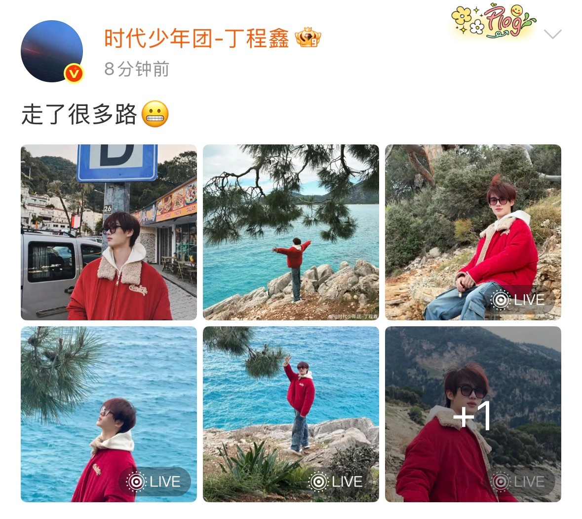 丁程鑫 走了很多路丁程鑫土耳其之旅plog土耳其之旅plog释出，隔着屏幕都能感