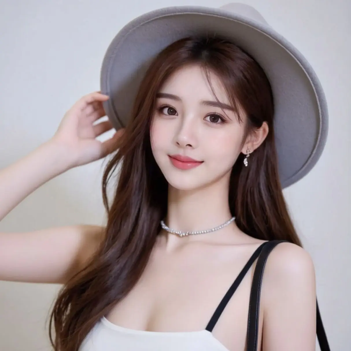 AI柔帽人像 ai创作 原来ai写真可以这么美  谁拍谁好看 美出高级感