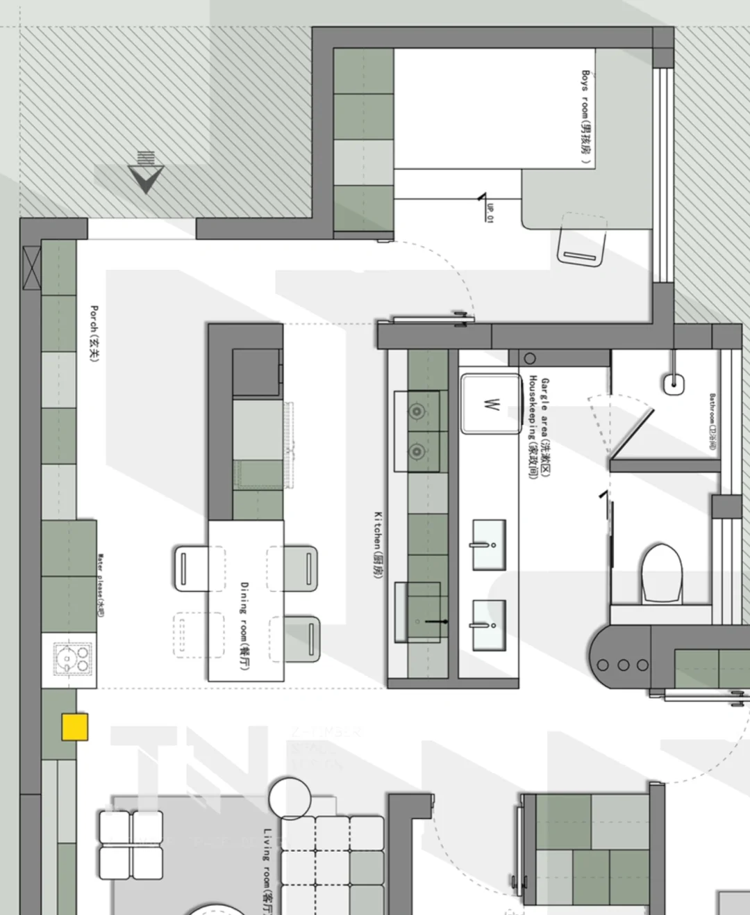 户型优化｜90平三居室，全能刚需房｜四版方案