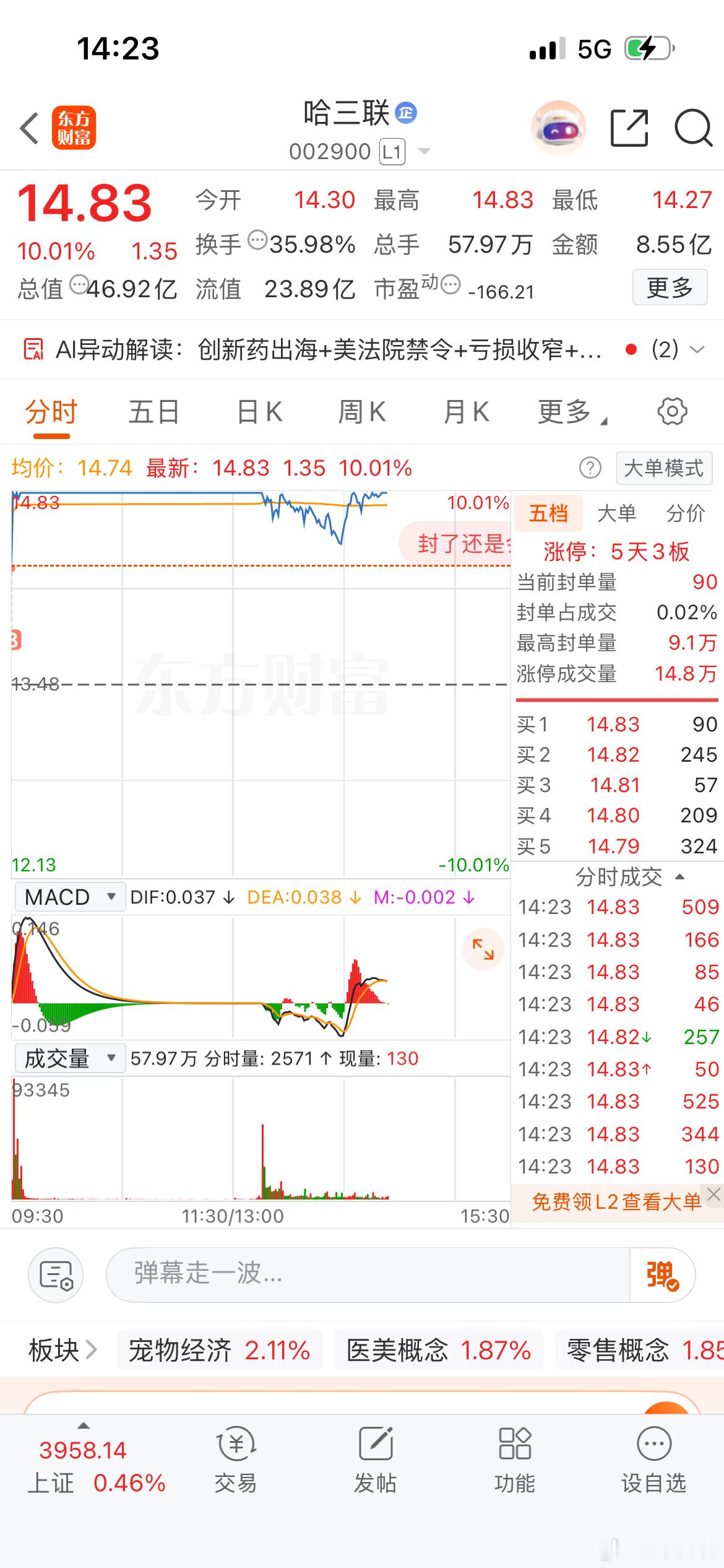 泪水打湿猪脚饭，哈三千万别开板