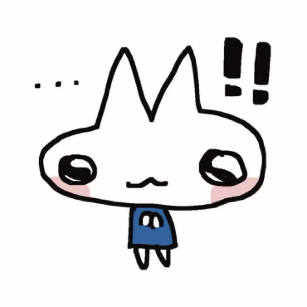 𝐖𝐞𝐂𝐡𝐚𝐭白底趣味可爱头像 