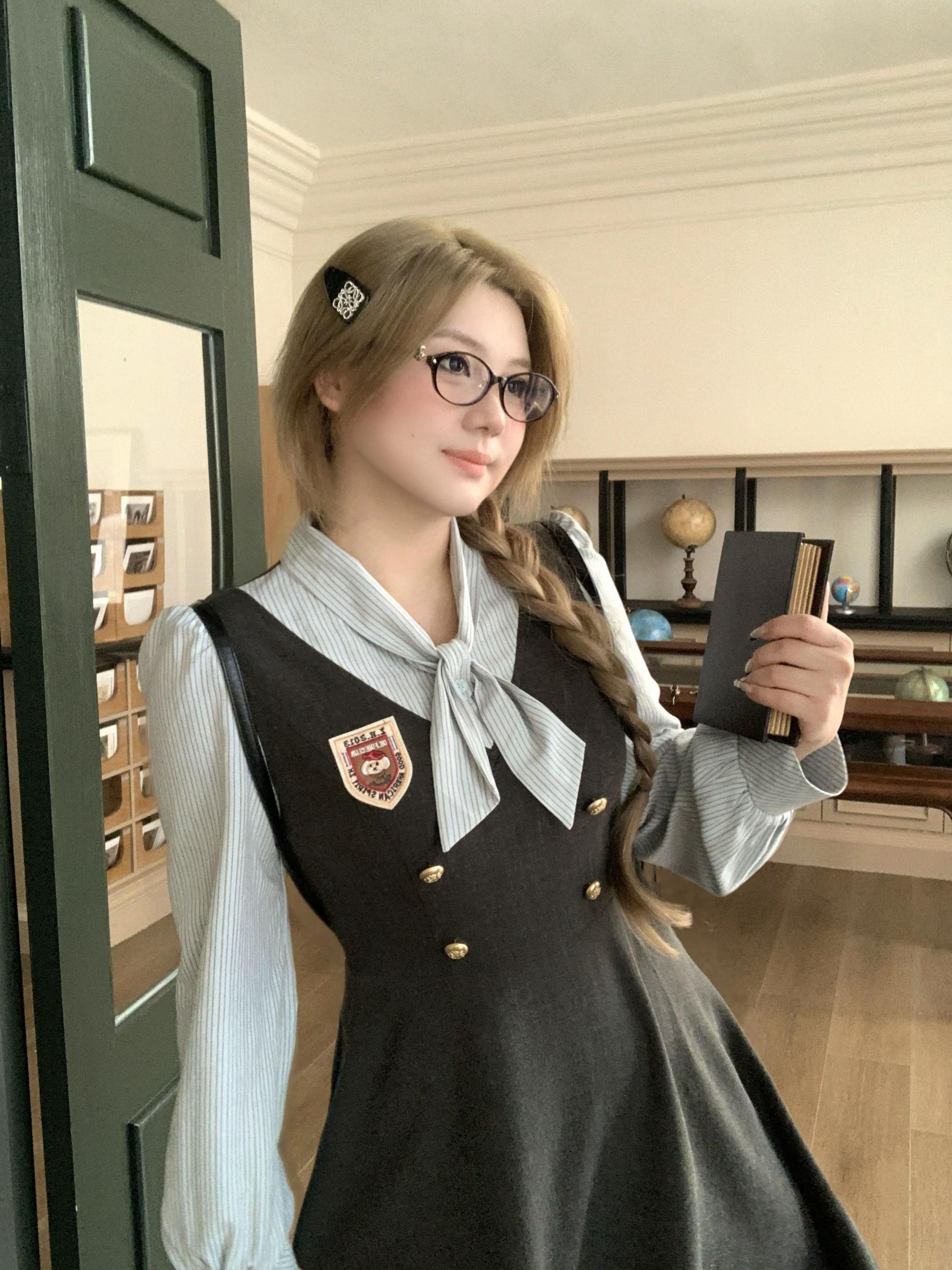 秋冬也要穿裙子。