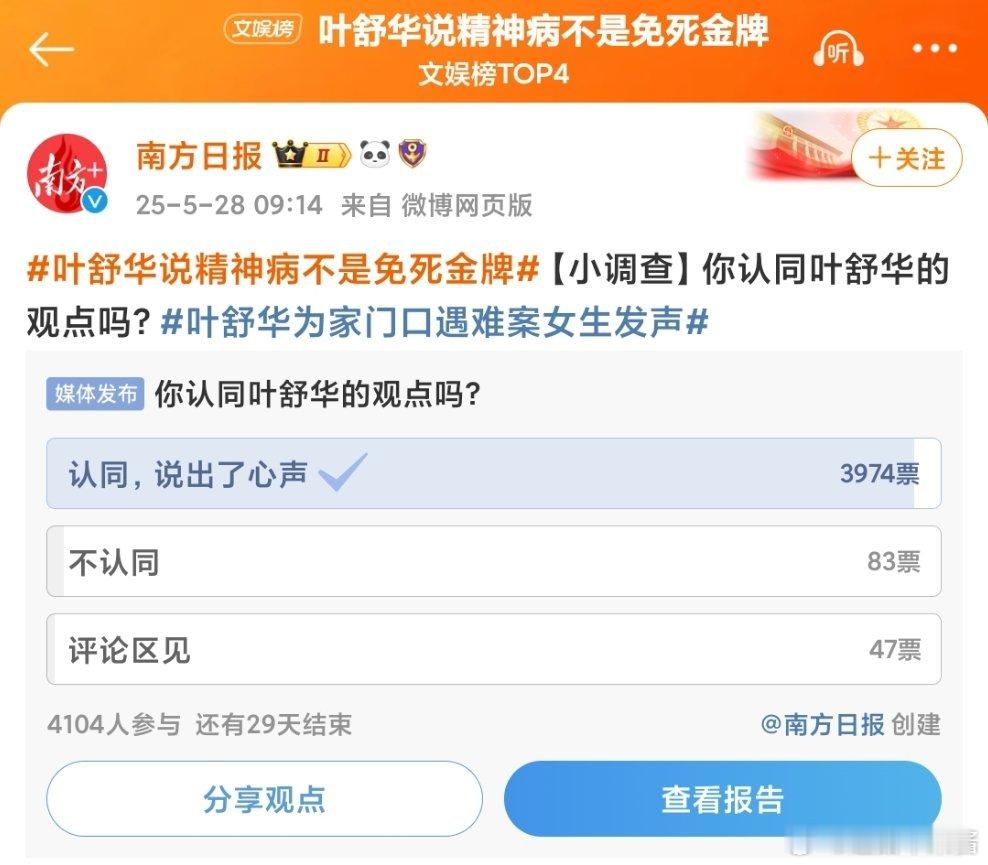 叶舒华说精神病不是免死金牌投下面两条的是[疑问][疑问][疑问] ​​​