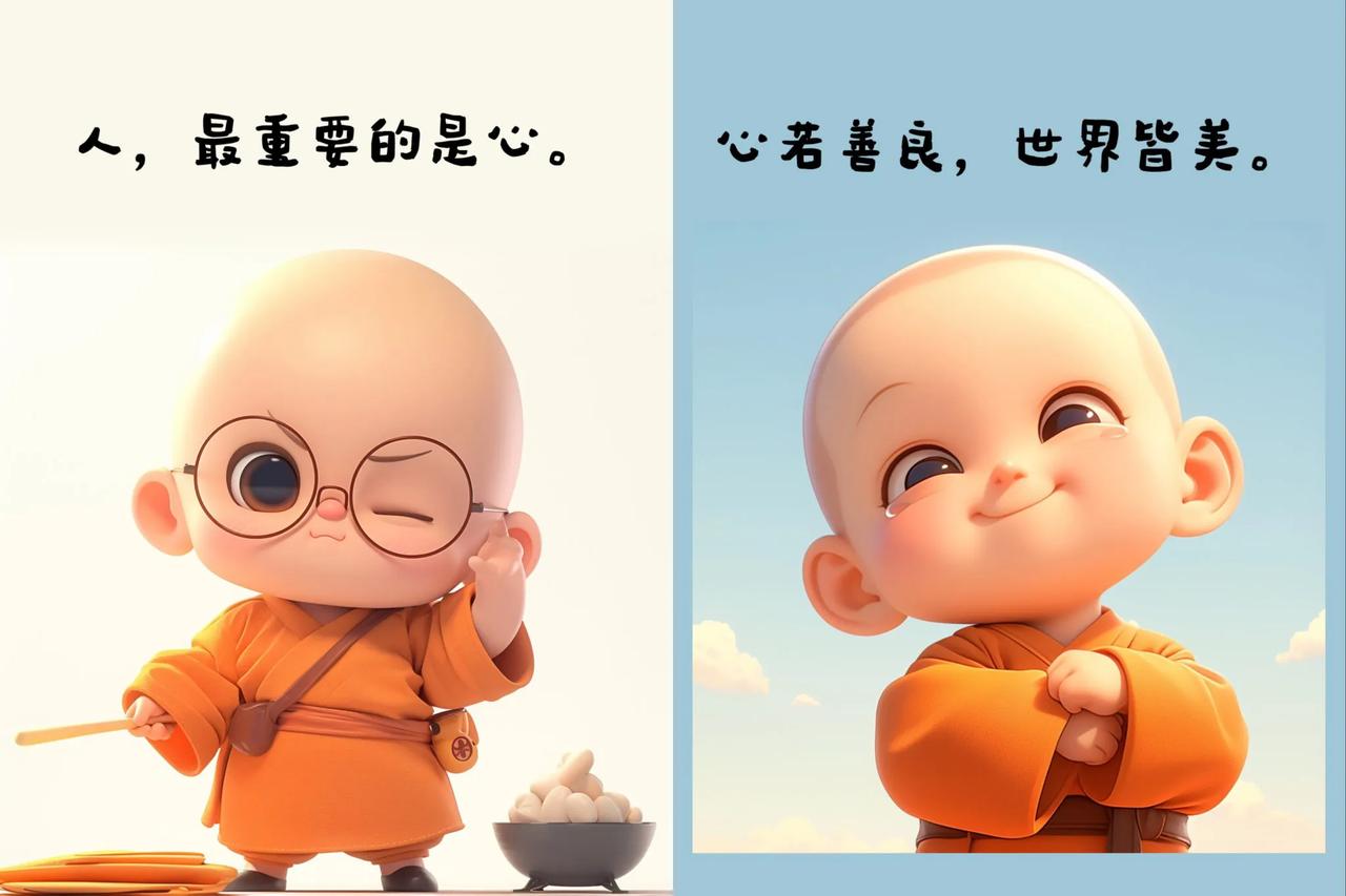 人，最重要的是心。心若善良，世界皆美。