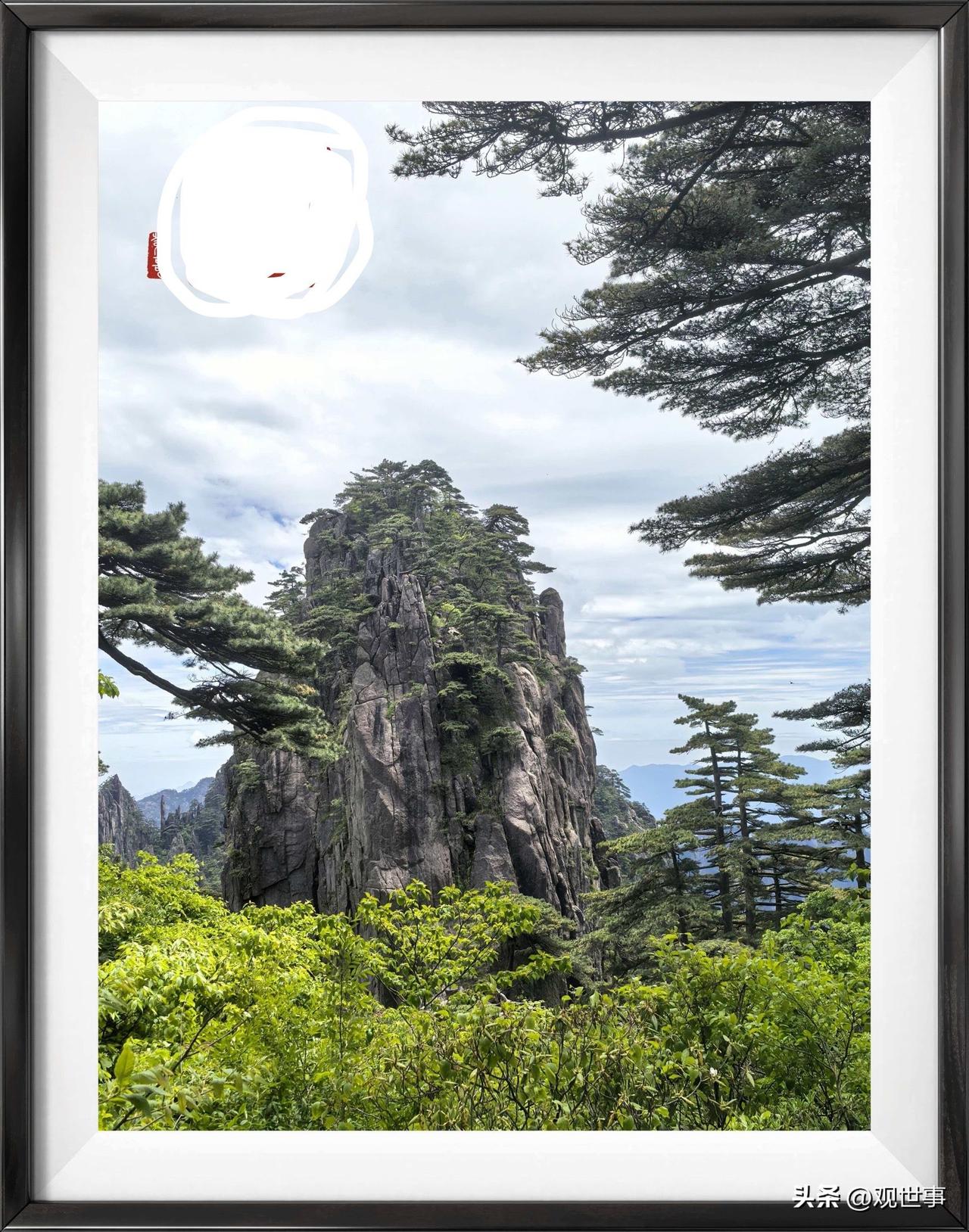一张照片展示秋天美景sonh松山秋色迷人