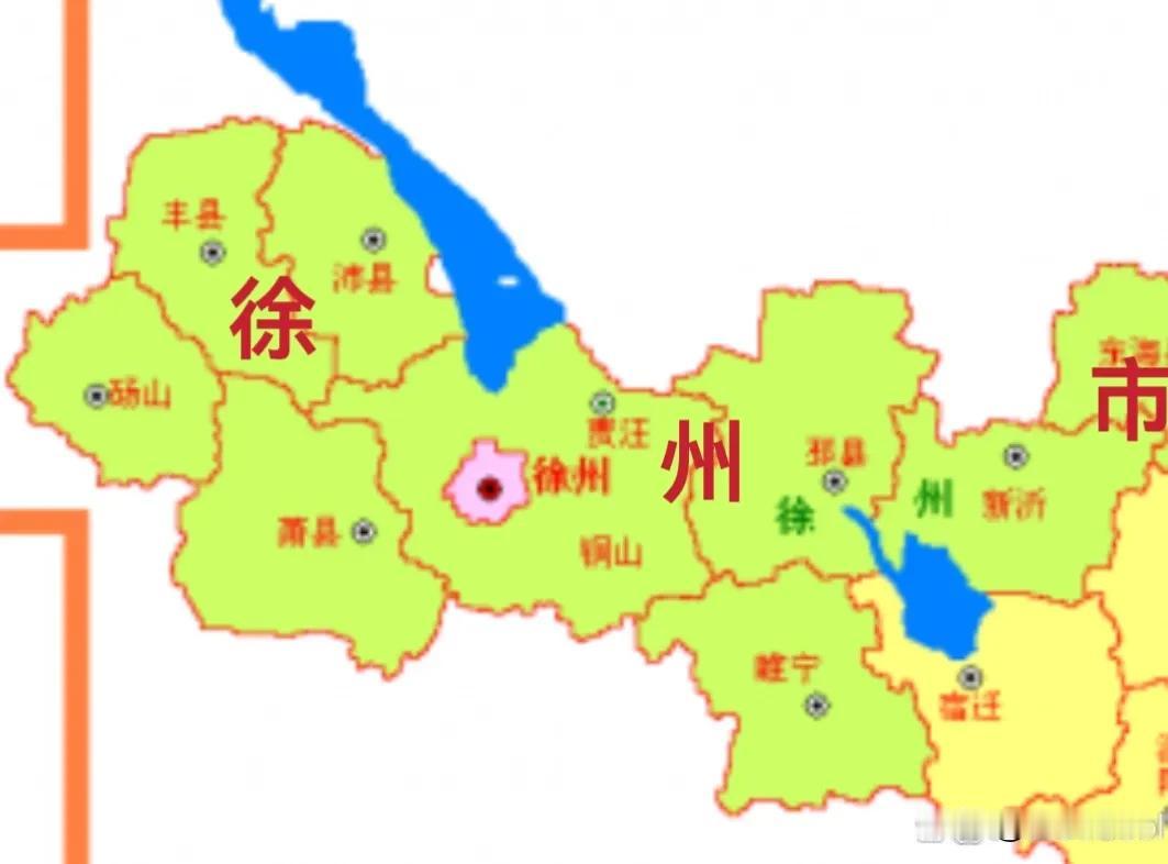 徐州目前是省域副中心城市，如果今后象图示这样规划发展，徐州市人口将突破1000万