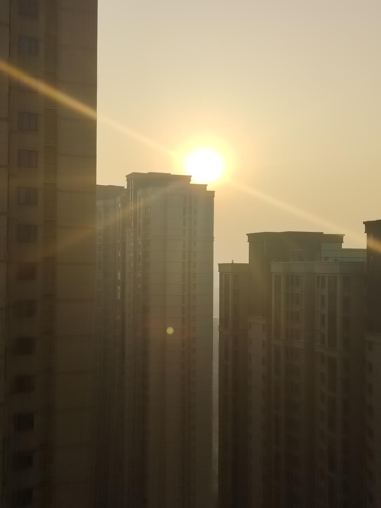 美丽温暖的朝阳