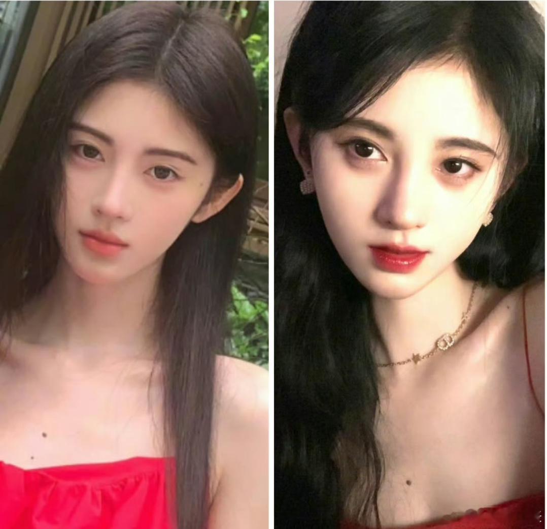 鞠婧祎真的有在改变，妆容淡了、发缝能看见了，解约后都能按照自己想法来了。 ​​​