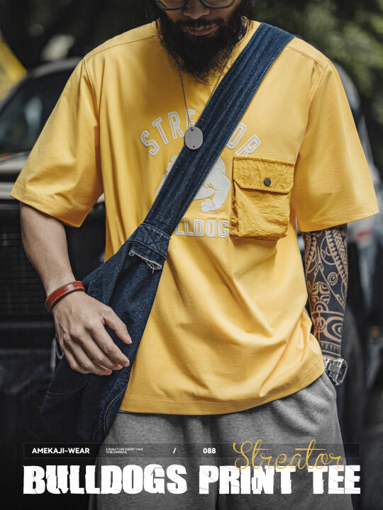 复古斗牛犬TEE:舒服和态度不打架