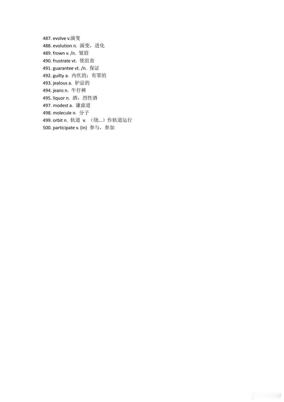 大学英语四六级高频词700第301-600词大学生喜爱内容共创计划英语四六级带你