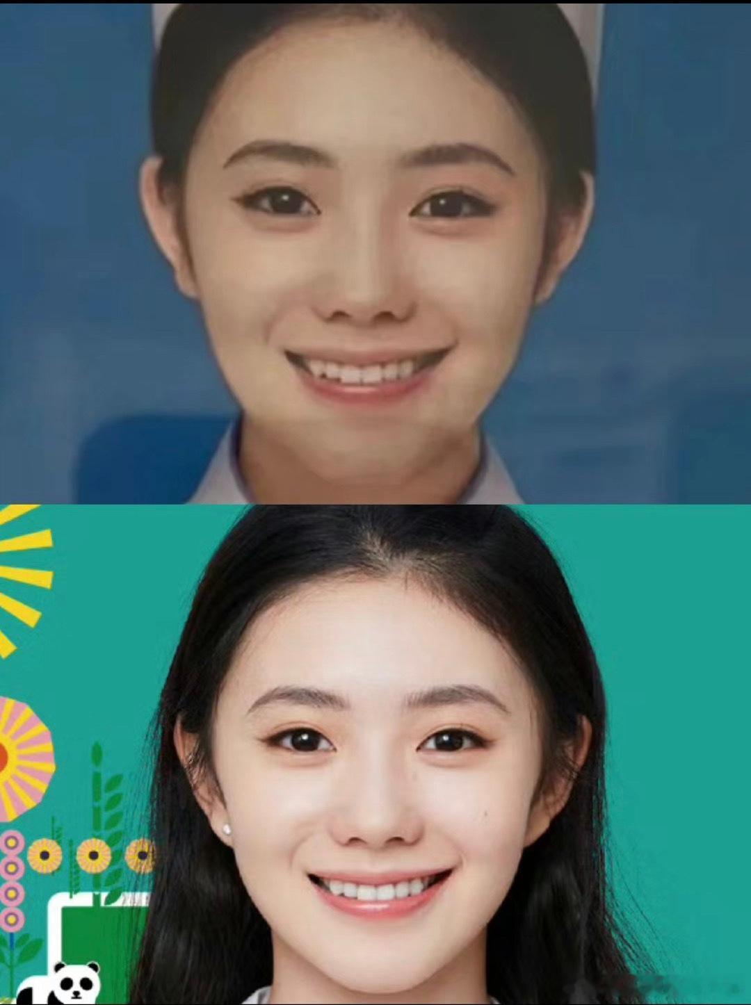 #刘浩存护士照##医院用刘浩存照片p图# 真的会有这么像的吗？ ​​​