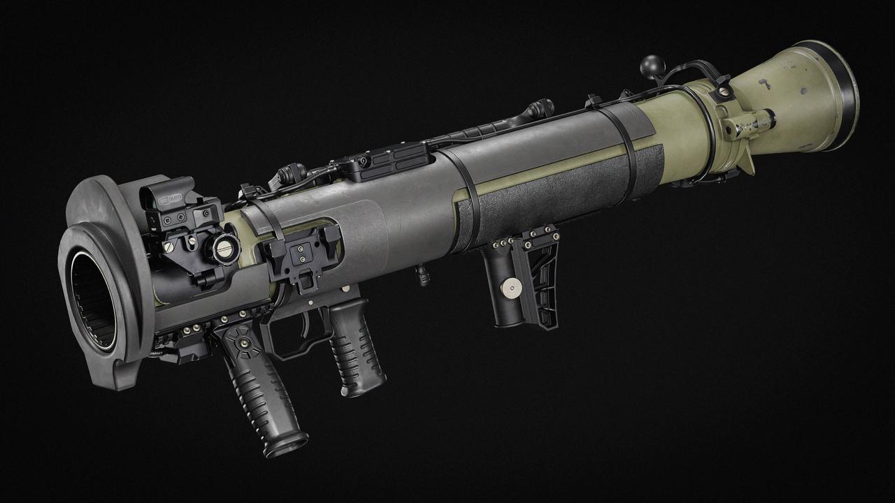 卡尔·古斯塔夫84毫米无后坐力炮高清渲染图。
