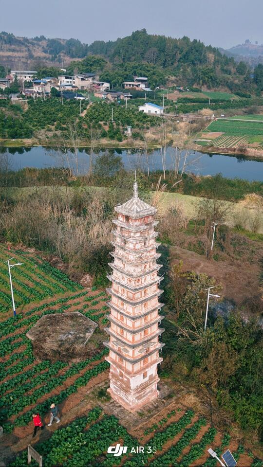 四川简阳访古航拍打卡，太有感觉了