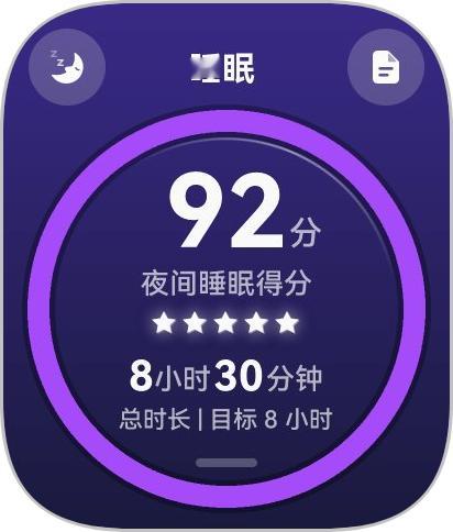 *碎碎念*睡了一个完美的觉！92分，0️⃣早搏，知道为啥吗？来大姨妈了，时隔两个