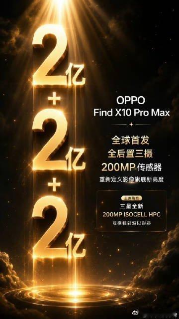 栾念撒娇OPPO Find X10 Pro Max 实现后摄 2 亿大满贯了 ​