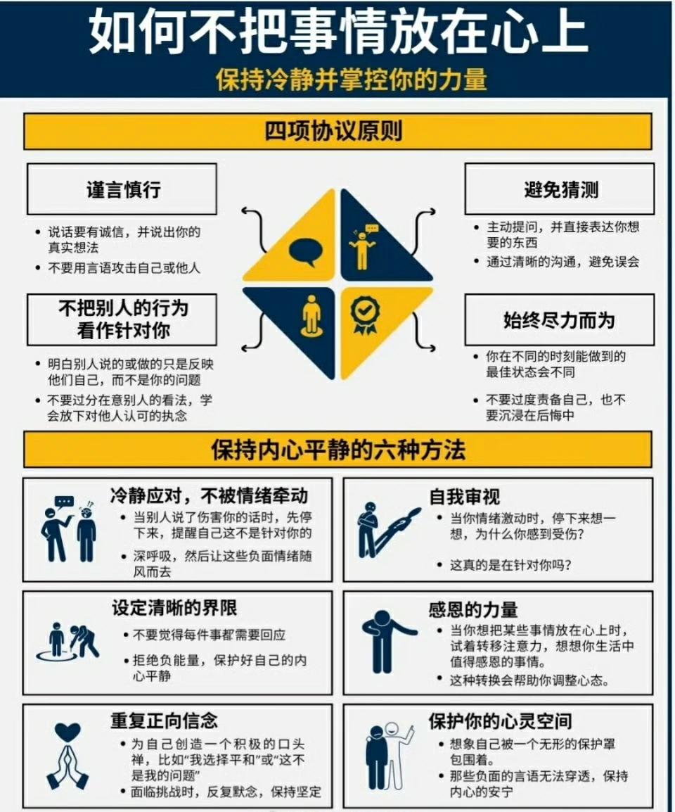 如何不把事情放在心上 ​​​