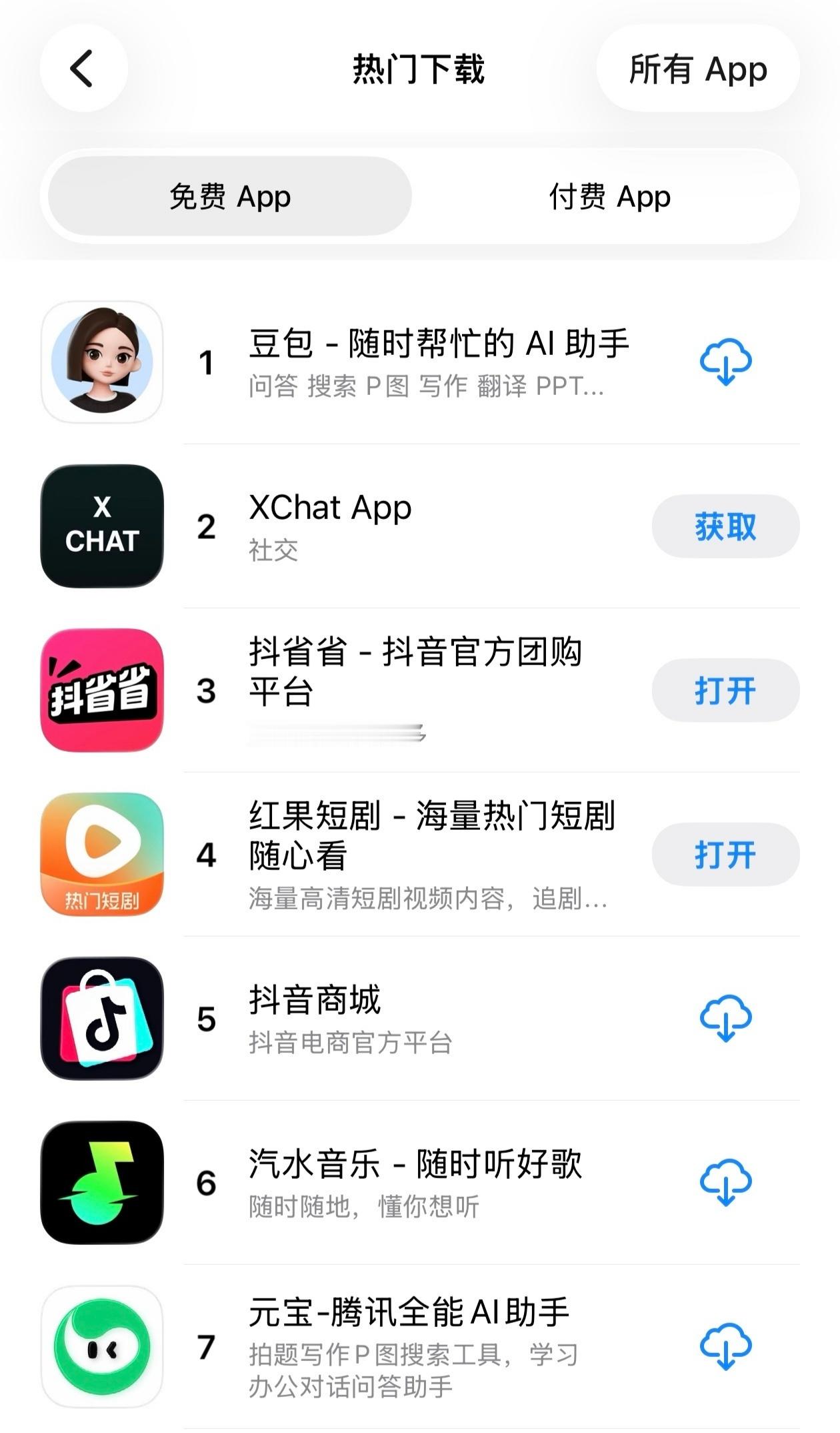 不是，注意分辨下啊，这个叫“XChat App”，是个蹭名字的假软件，不是马斯克