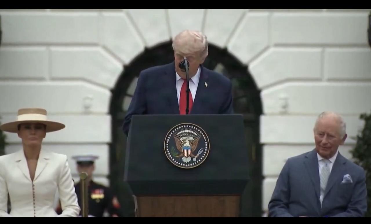 特朗普在欢迎查尔斯三世仪式上谈及他母亲对英国王室成员的喜爱：“我也记得她非常清楚