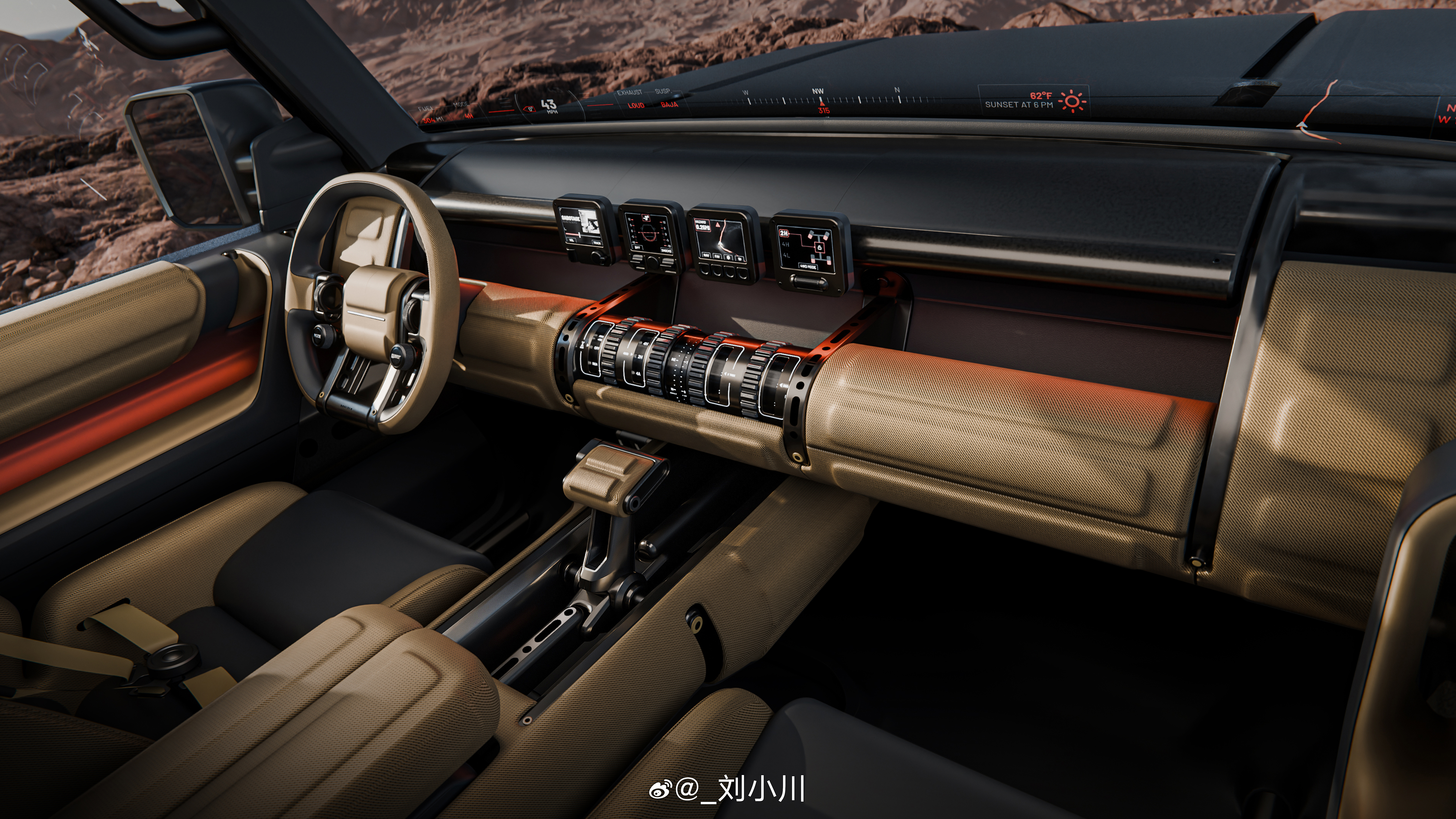 全新现代Boulder皮卡版效果图 现代汽车将针对美国市场推出中型皮卡，刚发布的