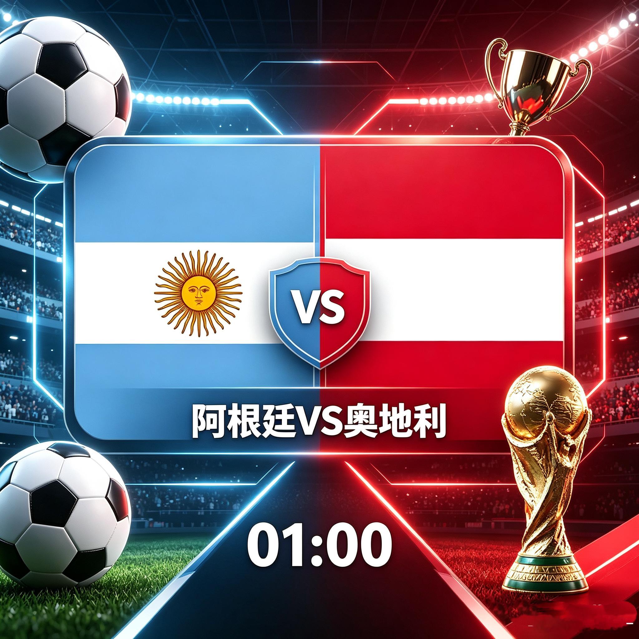 世界杯小组赛，梅西冲历史射手王！🏆2026美加墨世界杯 01:00  阿根廷?